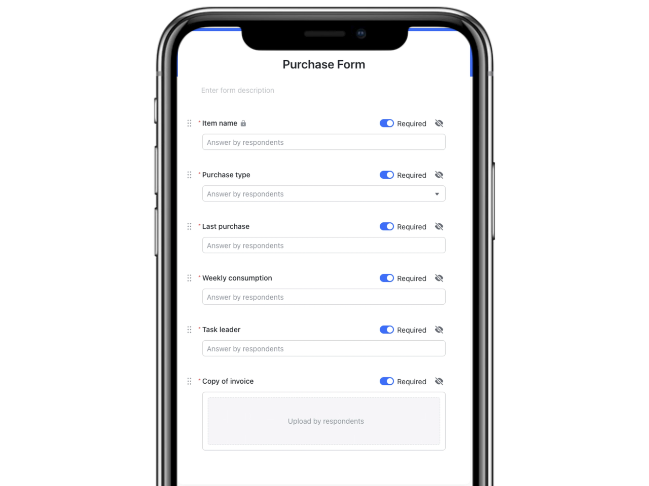 Template Quản lý đơn đặt hàng